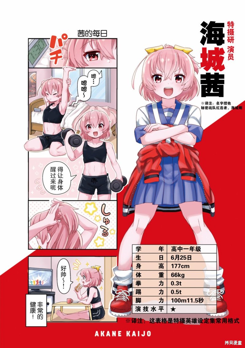 特摄研的青春日常漫画01话